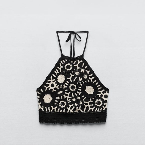 Zara Crochet Halter Top - Picture 3 of 6